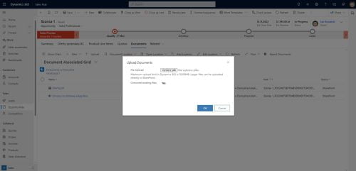 Add documents crm sales