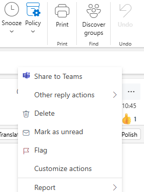 outlook teams integrations